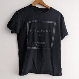 Five Four Black Logo T-Shirt Size M